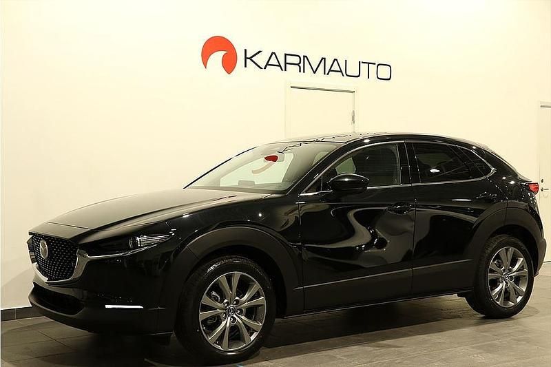 Svart Ny 2025 Mazda CX-30 Exclusive-Line SUV | 382 800 kr - Bild 1/4