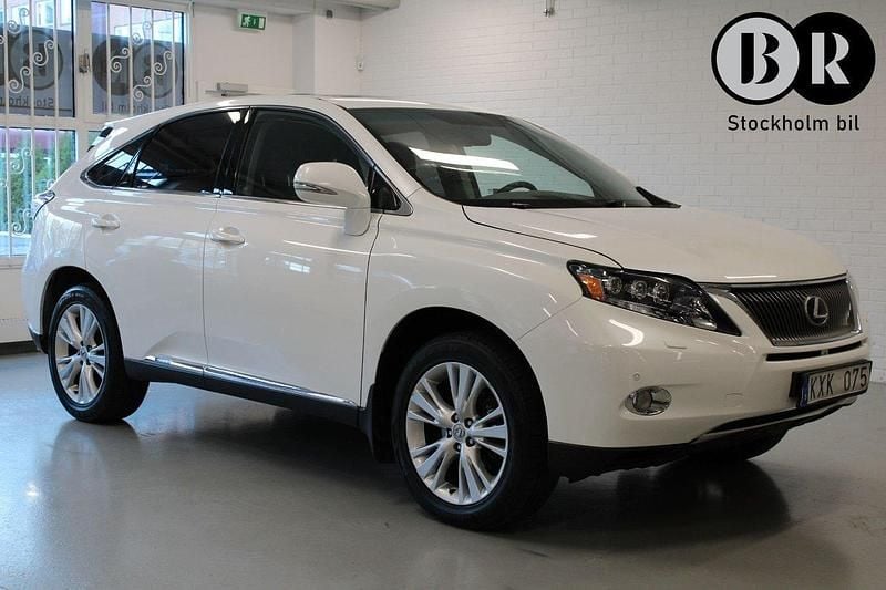 Vit Begagnad 2010 Lexus RX450h Luxury Line SUV | 129 900 kr (Marknadspris) - Bild 1/4