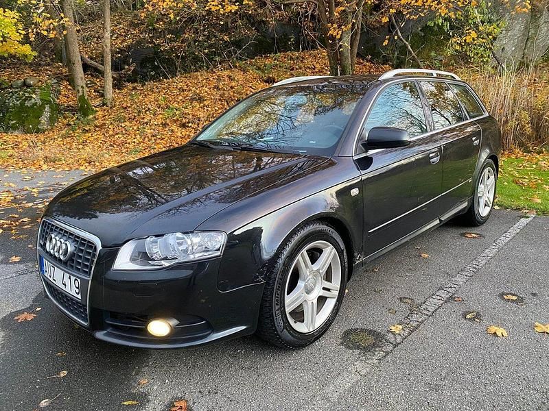 Svart Begagnad 2007 Audi A4 S-Line Kombi | 29 900 kr (Marknadspris) - Bild 1/4