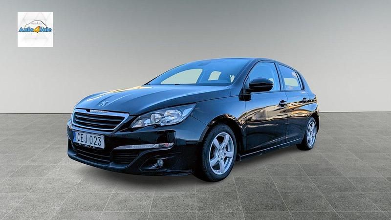 Svart Begagnad 2014 Peugeot 308 Active Halvkombi | 49 900 kr (Marknadspris) - Bild 1/4