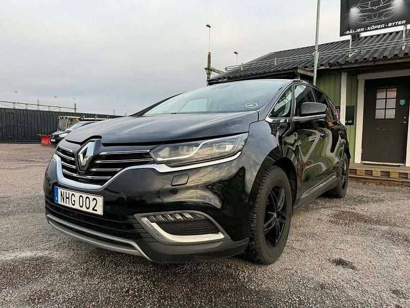Svart Begagnad 2016 Renault Espace Minibuss | 144 900 kr (Marknadspris) - Bild 1/4
