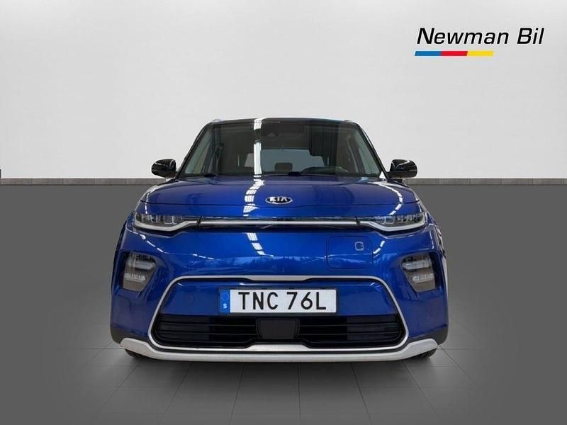 Begagnad Kia Soul EV Advance 150 kW (204 HK) 2021 Blå SUV
