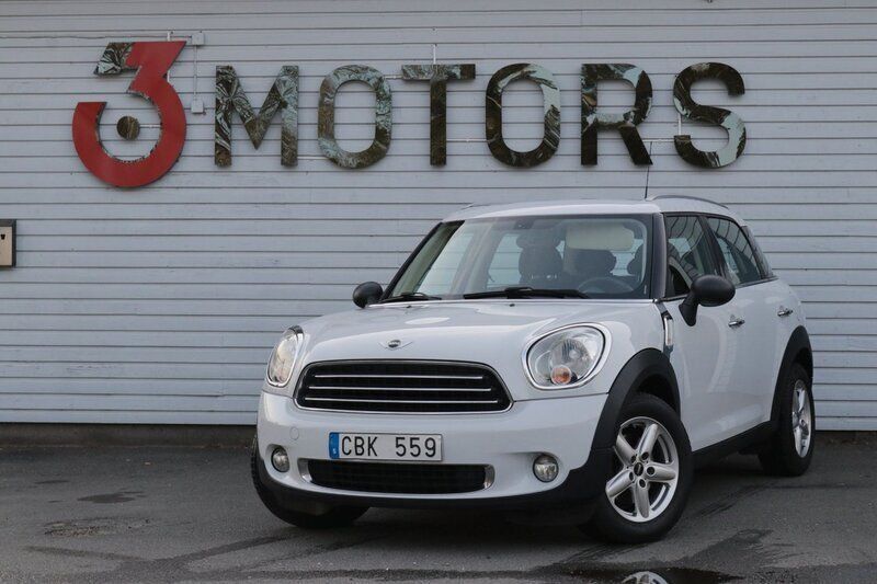 Vit Begagnad 2013 Mini One Countryman SUV | 129 900 kr (Marknadspris) - Bild 1/4