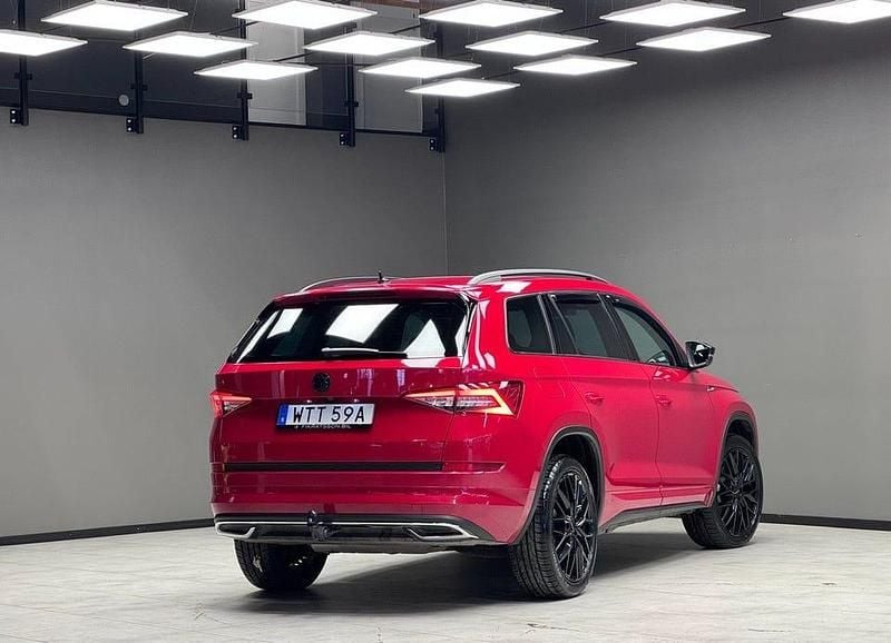 Begagnad Skoda Kodiaq SportLine 190 HK (139 kW) 2019 Röd SUV