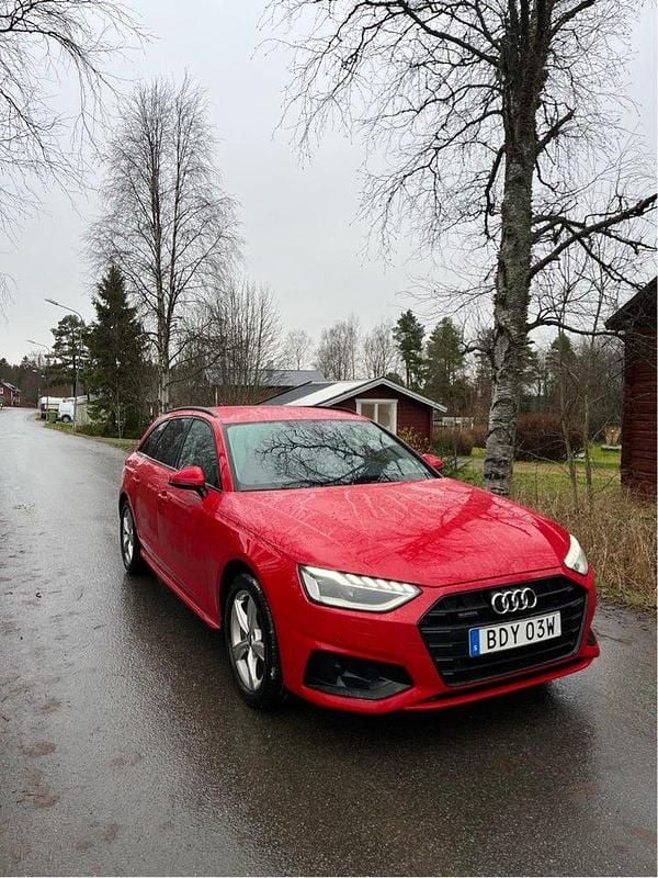 Röd Begagnad 2020 Audi A4 Kombi | 235 000 kr (Superpris) - Bild 1/4