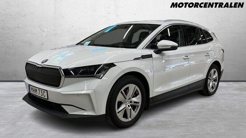 Vit Begagnad 2021 Skoda Enyaq iV SUV | 329 000 kr - Bild 1/4