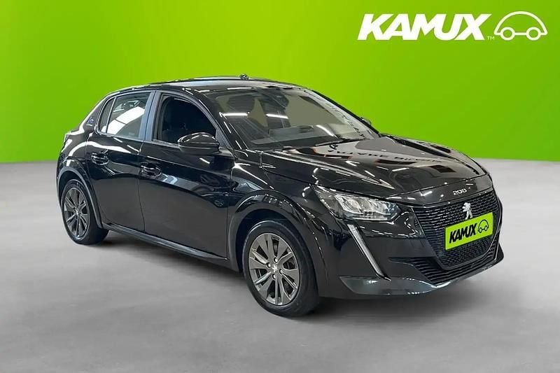 Svart Begagnad 2022 Peugeot e-208 Halvkombi | 169 700 kr - Bild 1/3