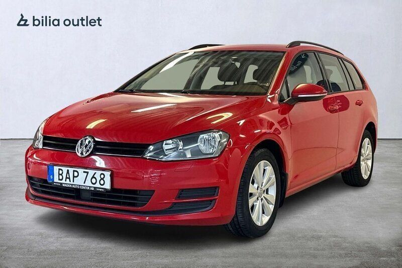 Röd Begagnad 2014 VW Golf VII Kombi | 79 900 kr (Marknadspris) - Bild 1/3