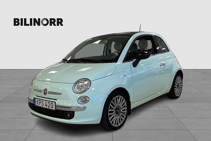 Grön Begagnad 2014 Fiat 500 Halvkombi | 59 900 kr (Marknadspris) - Bild 1/4