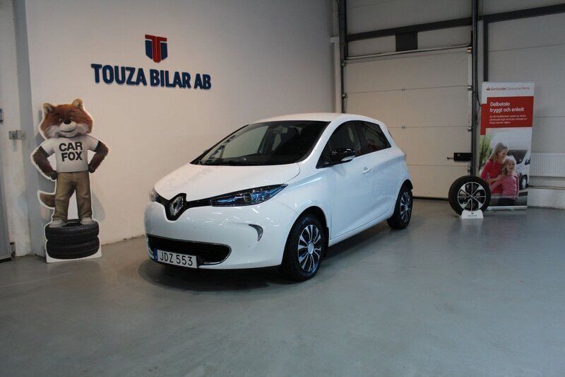 Vit Begagnad 2018 Renault Zoe Halvkombi | 149 900 kr (Dyr) - Bild 1/4