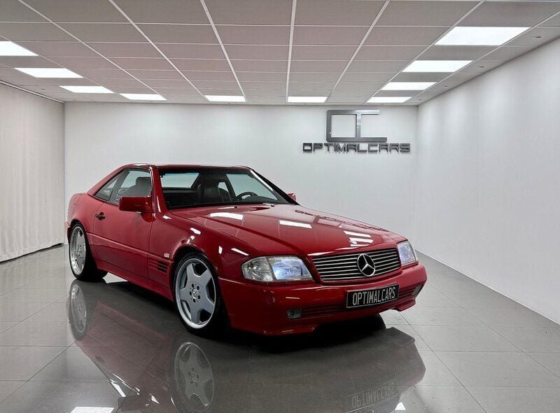 Röd Begagnad 1991 Mercedes SL300 Cab | 239 900 kr - Bild 1/4