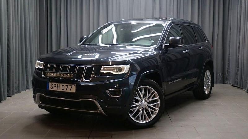 Blå Begagnad 2015 Jeep Grand Cherokee Overland SUV | 289 000 kr (Dyr) - Bild 1/4