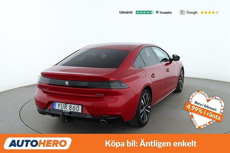 Begagnad Peugeot 508 GTi 227 HK (166 kW) 2018 Ljusröd Sedan