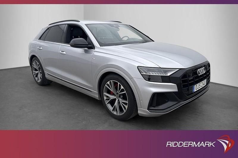 Silver Begagnad 2021 Audi Q8 S-Line SUV | 599 800 kr (Superpris) - Bild 1/3