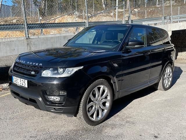 Svart Begagnad 2015 Land Rover Range Rover Sport HSE SUV | 279 000 kr (Bra pris) - Bild 1/4