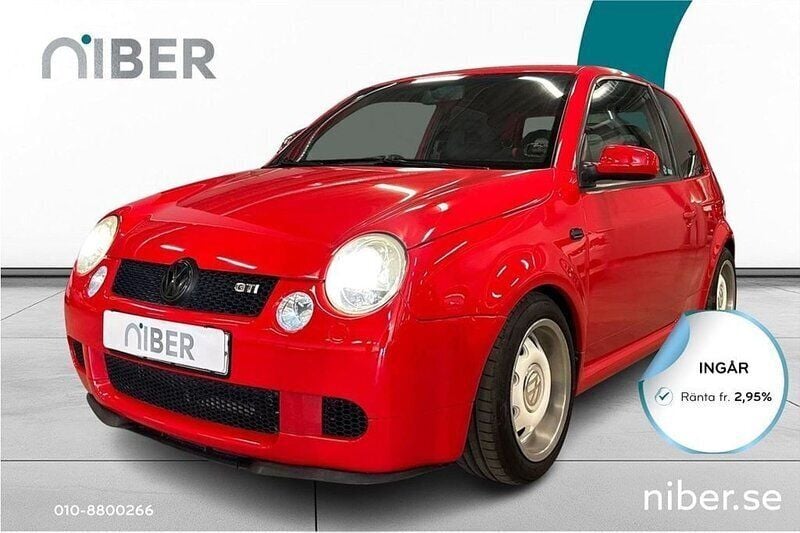 Röd Begagnad 2000 VW Lupo GTI Halvkombi | 99 900 kr (Marknadspris) - Bild 1/4