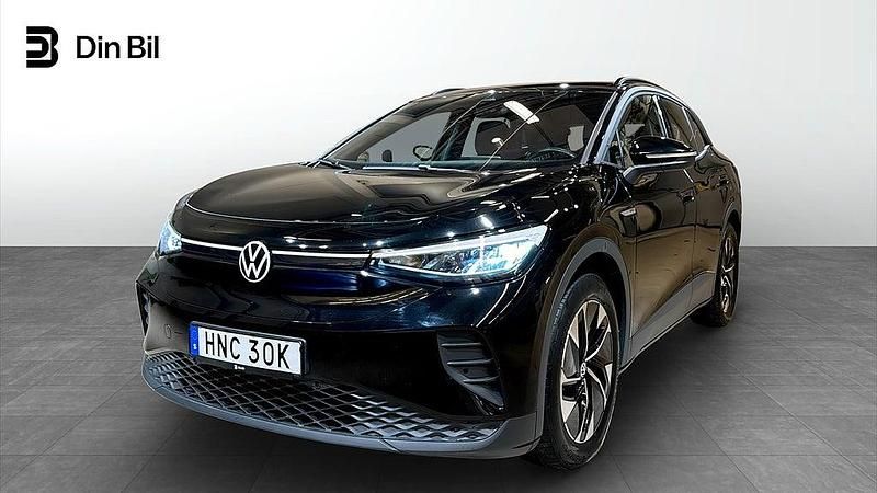 Svart (grenadilla black metallic) Begagnad 2022 VW ID.4 Comfortline SUV | 374 900 kr (Lite dyr) - Bild 1/4