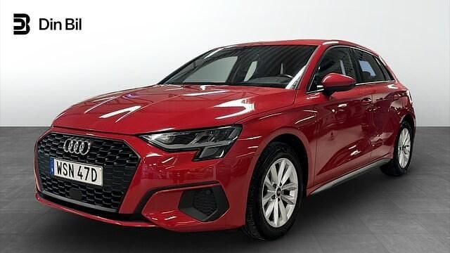 Begagnad Audi A3 Proline 150 HK (110 kW) 2022 Tangoröd metallic Sedan
