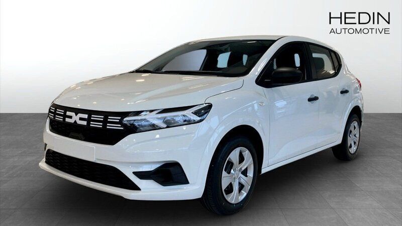 Vit (white) Ny 2025 Dacia Sandero Essentiel Halvkombi | 189 900 kr (Marknadspris) - Bild 1/4