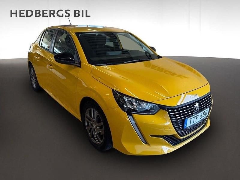 Gul Begagnad 2022 Peugeot 208 Active Halvkombi | 154 800 kr (Lite dyr) - Bild 1/4