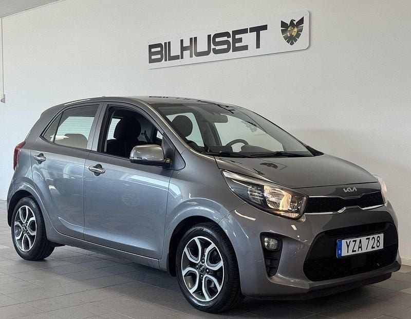 Grå Begagnad 2022 Kia Picanto Advance Halvkombi | 119 900 kr (Bra pris) - Bild 1/4