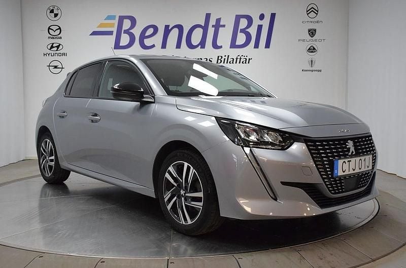 Grå Begagnad 2023 Peugeot 208 Allure Halvkombi | 179 500 kr (Lite dyr) - Bild 1/3