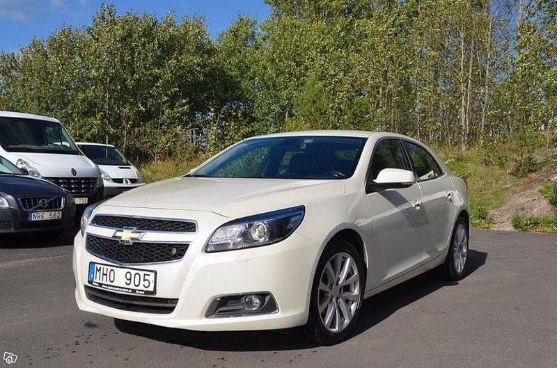 Vit Begagnad 2012 Chevrolet Malibu Sedan | 75 000 kr - Bild 1/4