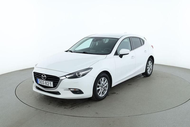 Vit Begagnad 2016 Mazda 3 Vision | 111 000 kr (Marknadspris) - Bild 1/3
