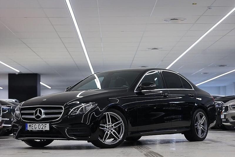 Begagnad Mercedes E200 AMG 160 HK (117 kW) 2019 Svart Sedan