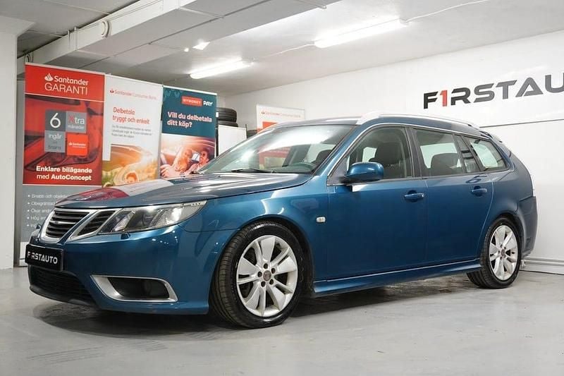 Begagnad Saab 9-3 Aero 201 HK (147 kW) 2009 Blå Kombi