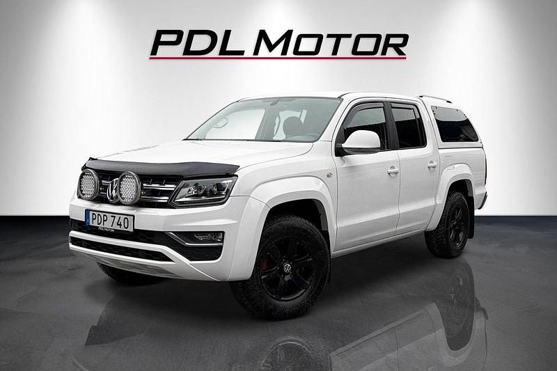 Vit Begagnad 2018 VW Amarok Highline Pickup | 269 900 kr (Bra pris) - Bild 1/4