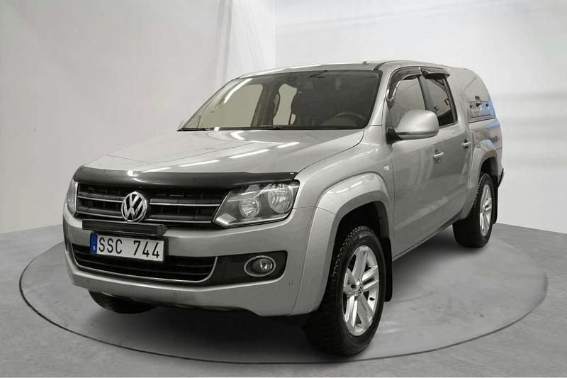 Ljusbrun Begagnad 2014 VW Amarok Pickup | 100 000 kr (Bra pris) - Bild 1/4