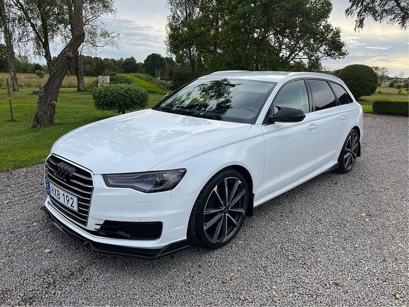 Vit Begagnad 2016 Audi A6 Sport Kombi | 164 000 kr (Marknadspris) - Bild 1/4