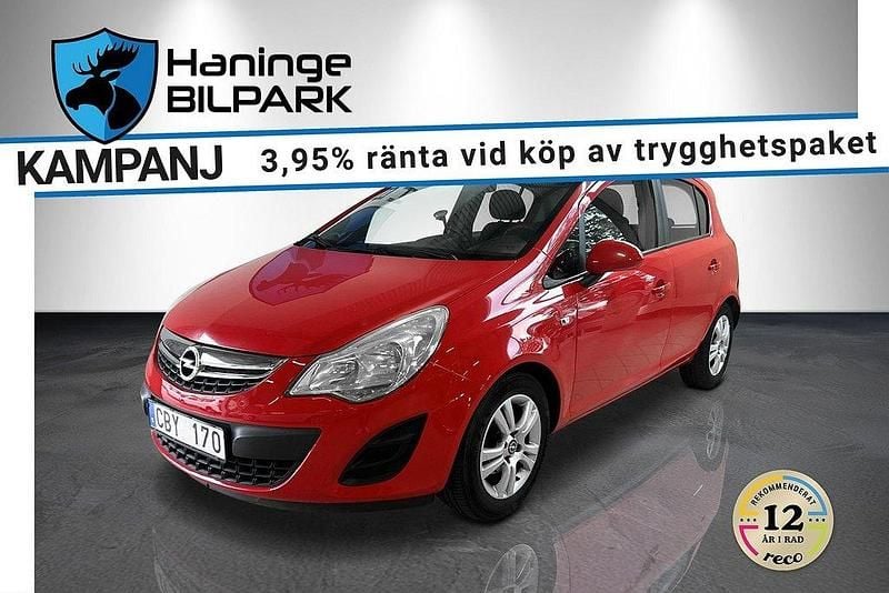 Röd Begagnad 2011 Opel Corsa Halvkombi | 59 900 kr (Marknadspris) - Bild 1/2