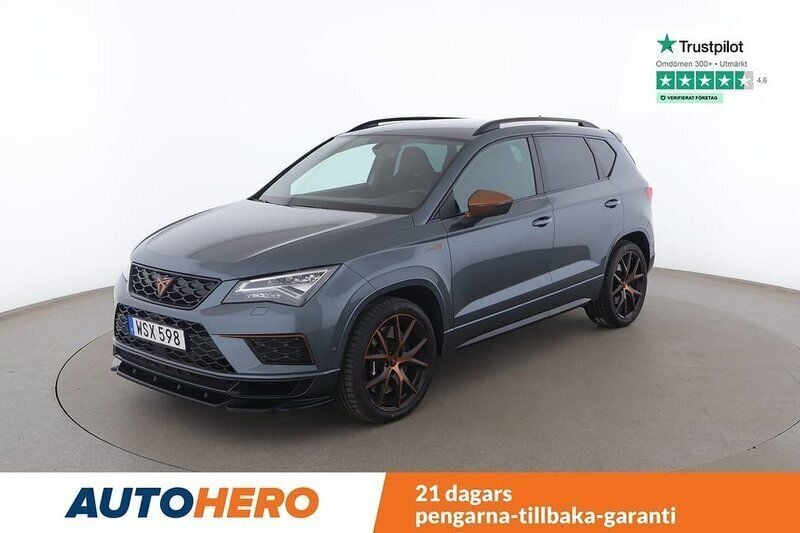 Mörkgrå Begagnad 2019 Cupra Ateca SUV | 315 000 kr (Lite dyr) - Bild 1/4