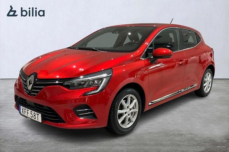 Röd Begagnad 2022 Renault Clio V Intens Halvkombi | 189 000 kr (Marknadspris) - Bild 1/3