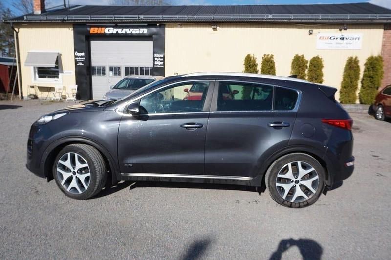 Begagnad Kia Sportage GT-Line 185 HK (136 kW) 2016 Grå SUV