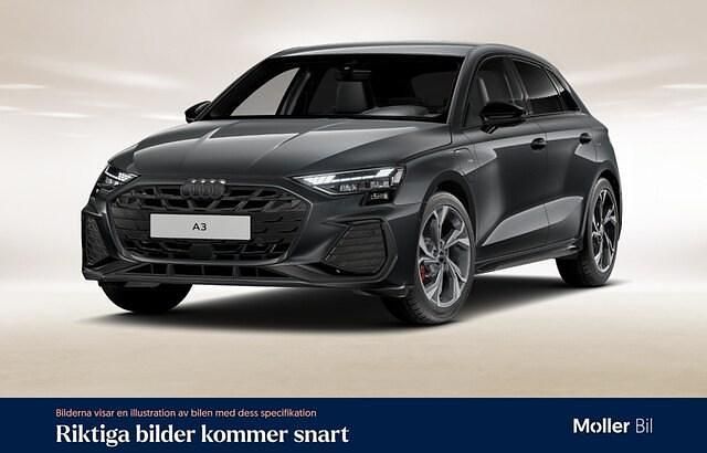 Daytonagrå pärleffekt Begagnad 2025 Audi A3 Sportback e-tron S-Line Sedan | 529 900 kr - Bild 1/4