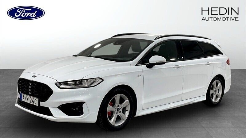 Vit (white) Begagnad 2022 Ford Mondeo ST-Line Kombi | 229 900 kr (Bra pris) - Bild 1/4