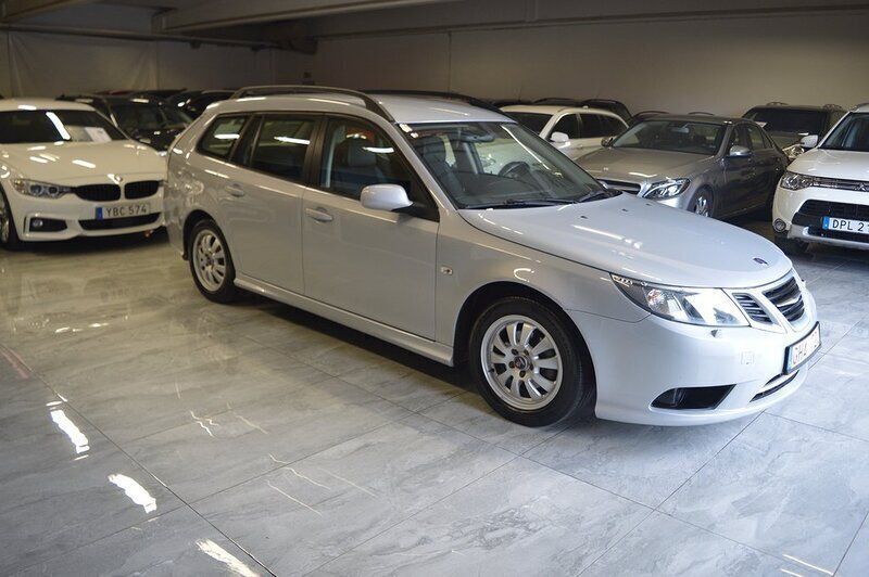 Begagnad Saab 9-3 150 HK (110 kW) 2007 Ljusgrå Kombi