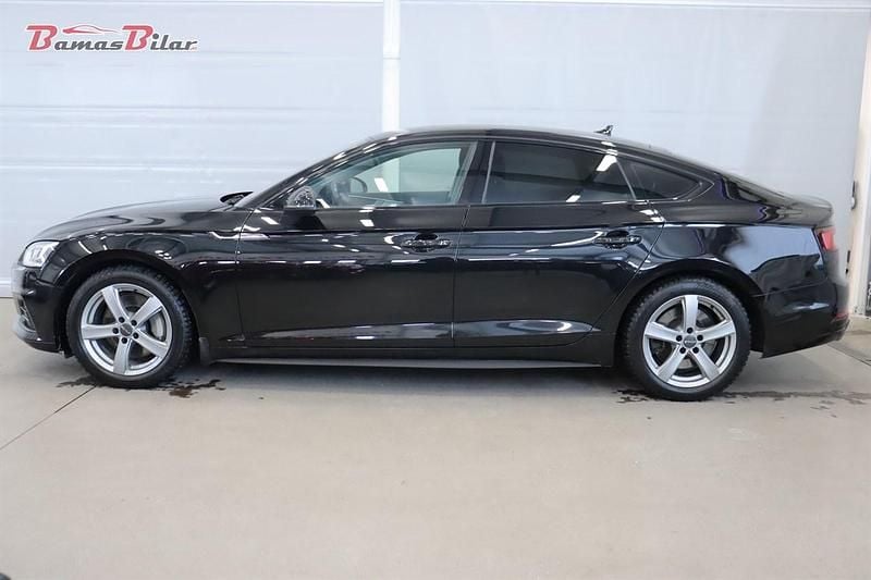 Begagnad Audi A5 Sportback Proline 245 HK (180 kW) 2019 Svart Halvkombi