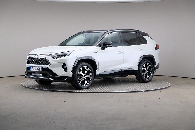 Vit Begagnad 2021 Toyota RAV4 Hybrid Style SUV | 365 000 kr (Marknadspris) - Bild 1/4