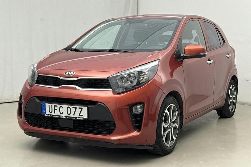Orange Begagnad 2021 Kia Picanto Halvkombi | 119 000 kr (Bra pris) - Bild 1/4