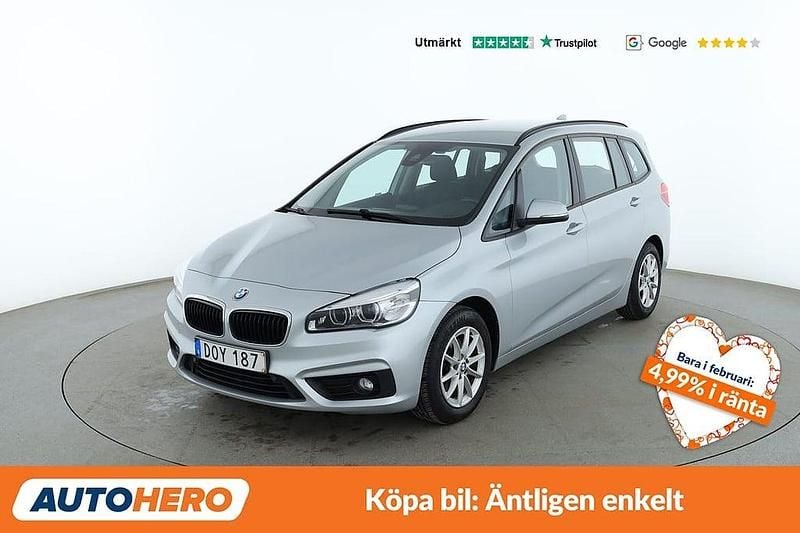 Begagnad BMW 218 Advantage 136 HK (100 kW) 2016 Silver Kombi