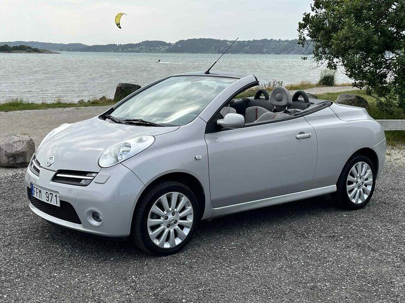 Grå Begagnad 2007 Nissan Micra C+C Cab | 55 000 kr - Bild 1/4