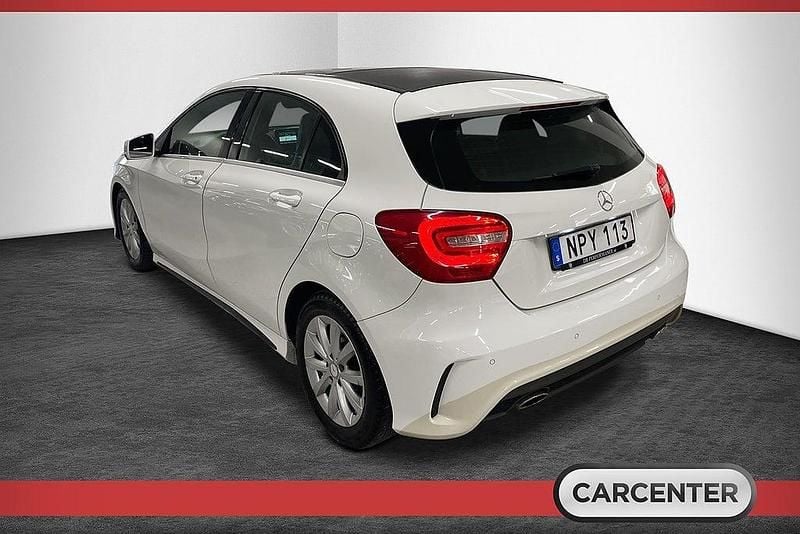 Begagnad Mercedes A200 AMG line 136 HK (100 kW) 2014 Vit Halvkombi