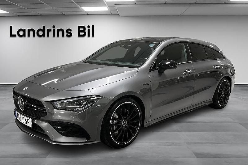 Begagnad Mercedes CLA35 AMG Shooting Brake AMG 306 HK (225 kW) 2023 Mörkgrå Kombi
