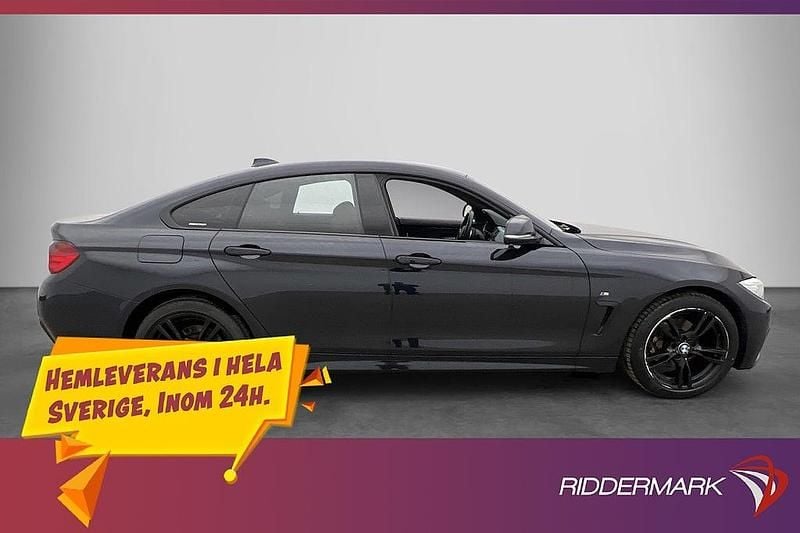 Svart Begagnad 2015 BMW 420 Gran Coupé M Sport Sportkupé | 214 700 kr - Bild 1/3