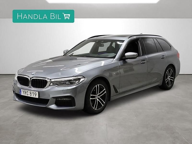 Begagnad BMW 520 M Sport 190 HK (139 kW) 2018 Blå Kombi