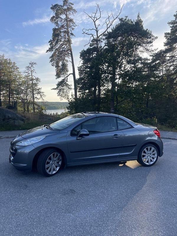 Grå Begagnad 2008 Peugeot 207 CC Cab | 40 000 kr (Marknadspris) - Bild 1/4